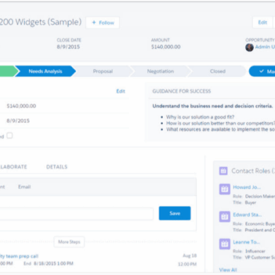 Salesforce lightning ui design development