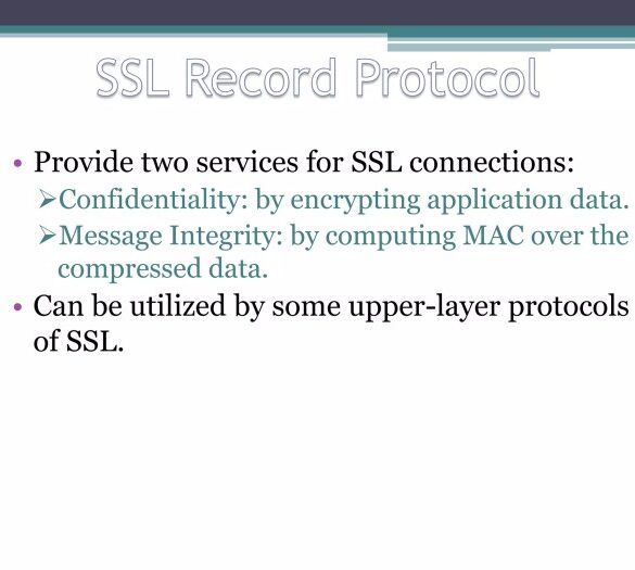 Securing site using ssl secure socket layer