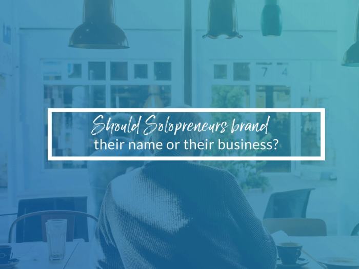 Logos and branding for solopreneurs