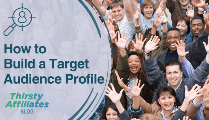 How to build a target audience profile – Artofit Anatomy of a display campaign target audience
