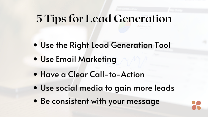 9 tips for successful lead generation