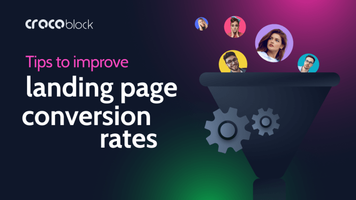 Increase landing page conversion rate