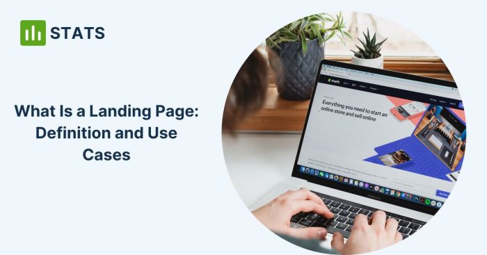 What is a landing page