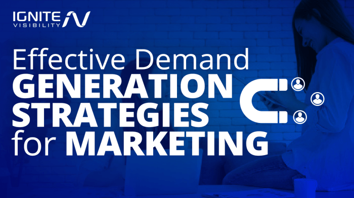 Effective demand generation strategy