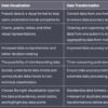 Data visualization vs data modeling