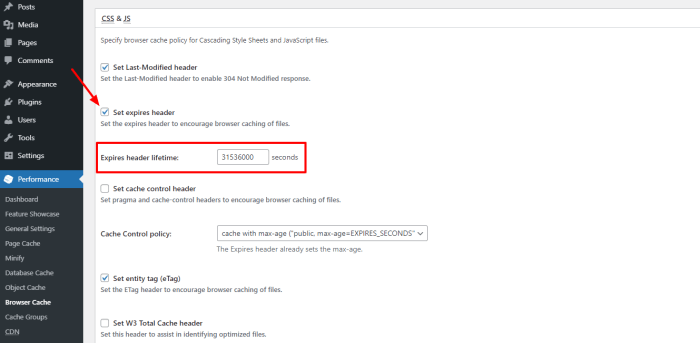 How to add expires headers to your wordpress website