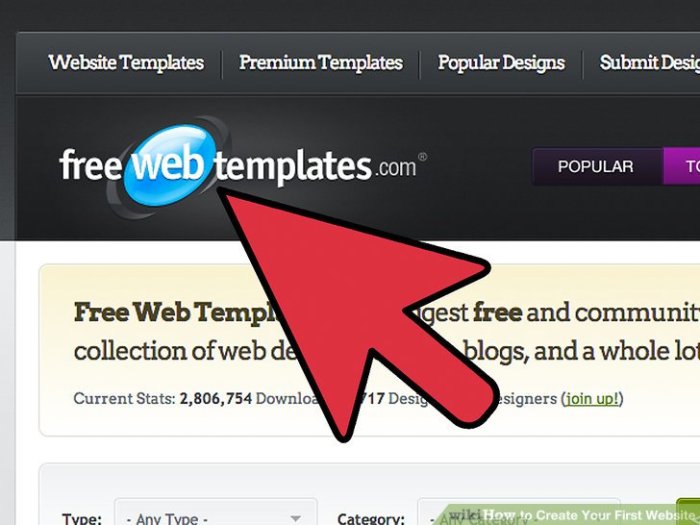 Website create first how steps step
