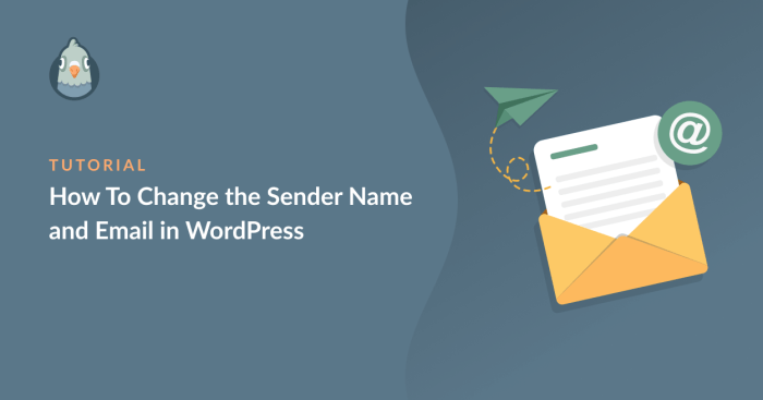 How to change sender name in outgoing wordpress email
