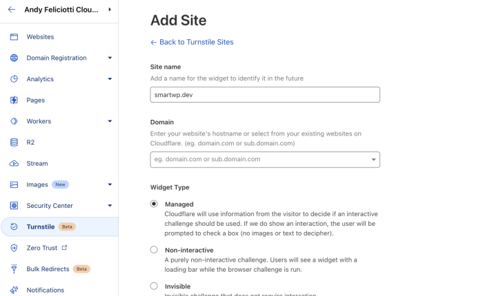 Wordpress plugins cloudflare turnstile