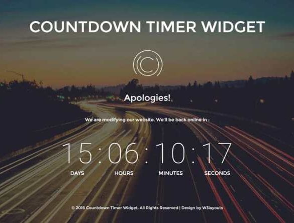 Google adwords and the countdown widget