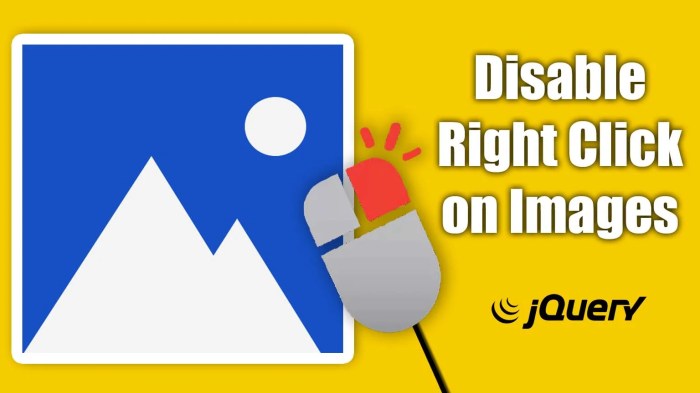 How to add no right click on wordpress images