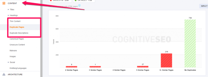 How does duplicate content affect seo