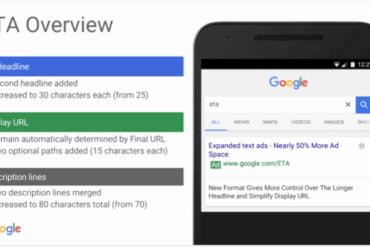 Google discontinuing expanded text ads etas