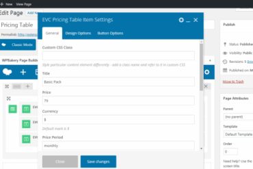 Use svs pricing tables plugin