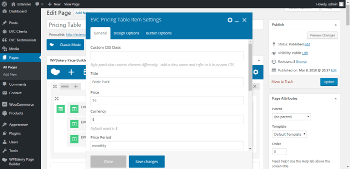 Plugin plugins templatetoaster Use svs pricing tables plugin