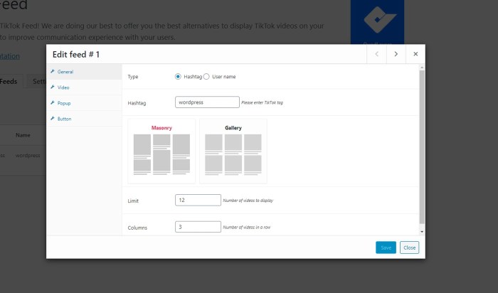 How to embed tiktok videos in wordpress