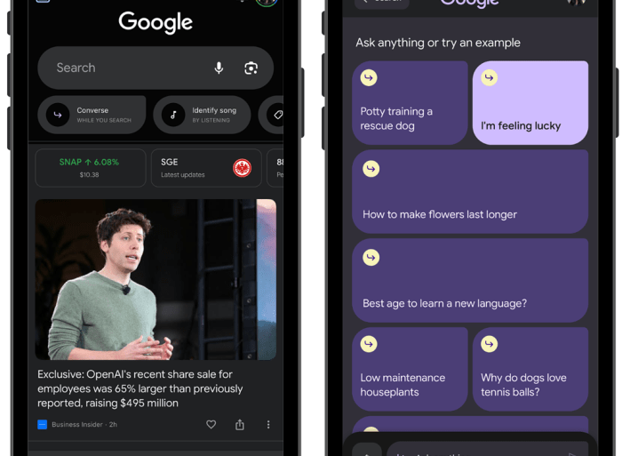 Google sge will revamp the search experience