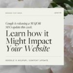 Googles helpful content update