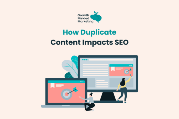 How does duplicate content affect seo