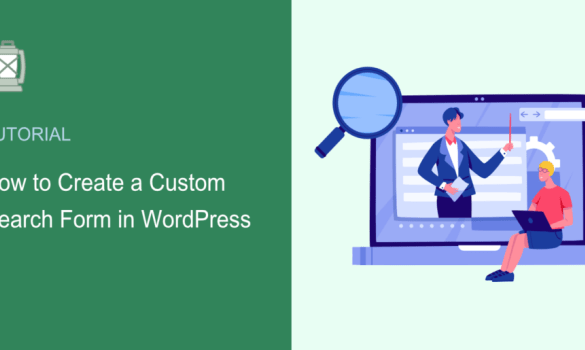 How to create a custom wordpress search form
