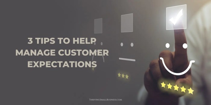 Expectations and customer service