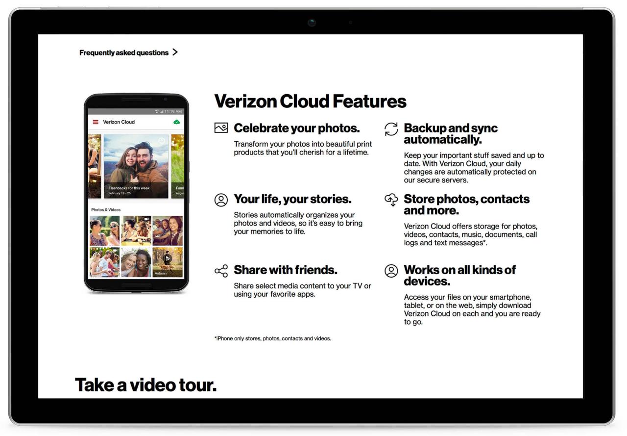 Dot tag setup for verizon media