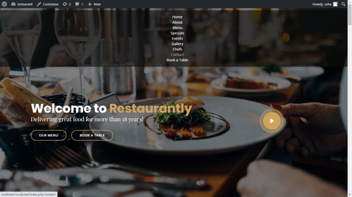How to add custom navigation menus in wordpress themes