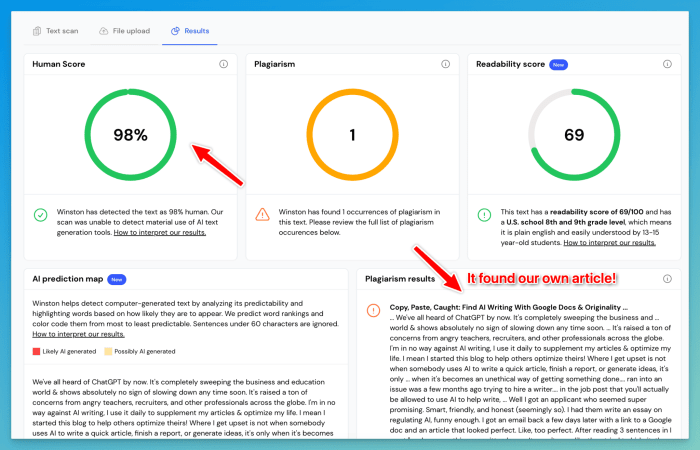 How to detect ai written content and plagiarism