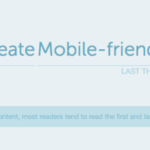 How to create mobile friendly content
