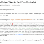 How to write data driven content