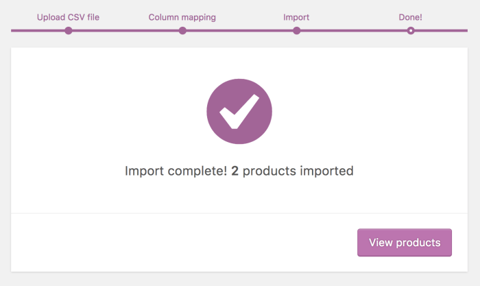 How to import new product in woo commerce