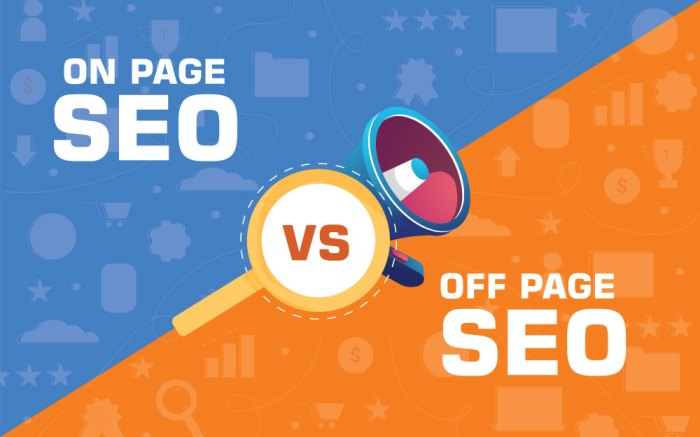 On page vs off page seo