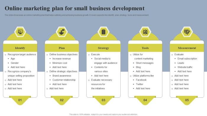 5 must have elements of every small business online marketing plan