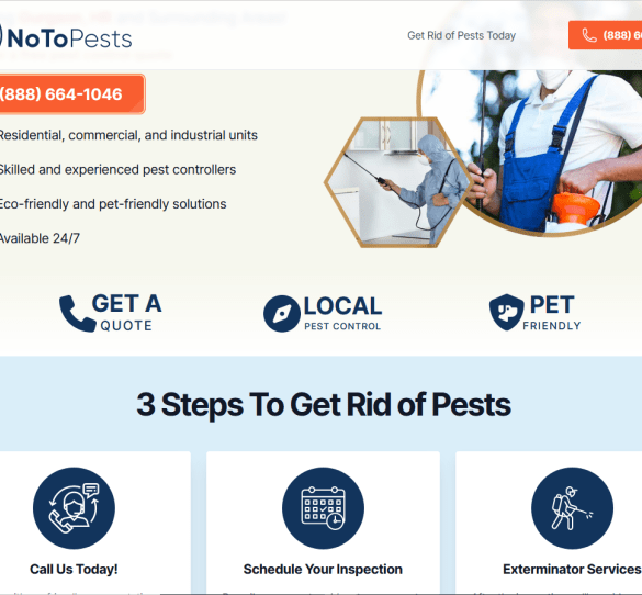 Top features on pest control websites