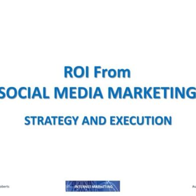 Understanding social media roi in b2b marketing