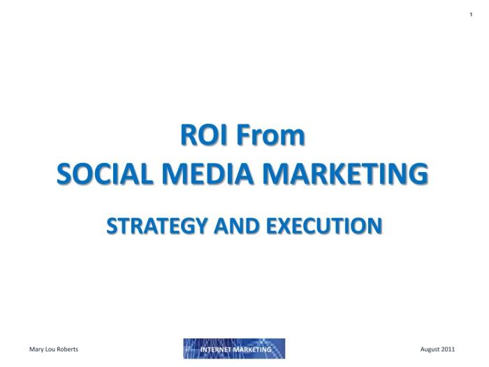 Understanding social media roi in b2b marketing