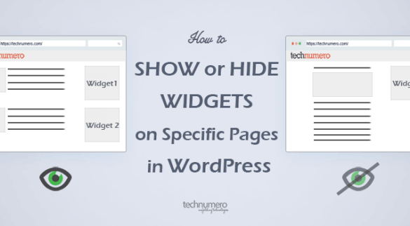 Hide widgets wordpress templatetoaster blog method