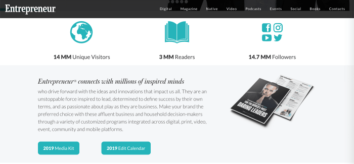 How to set up a media kit page in wordpress