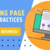 10 key landing page best practices
