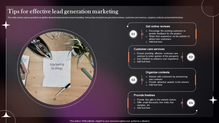 Lead generation marketing in management consulting