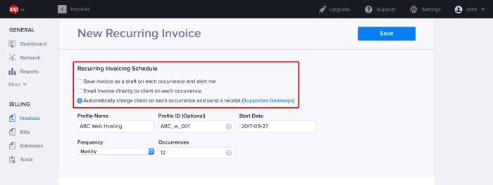 Before starting recurring billing