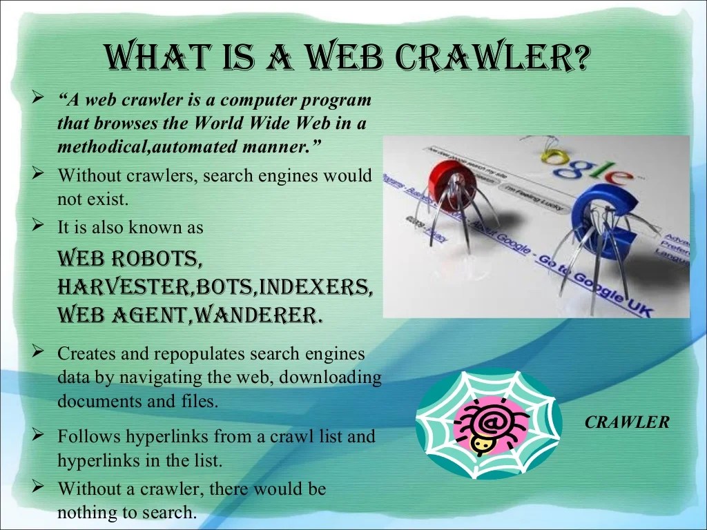 Web crawler - Wikiwand Web crawler and the important things it does