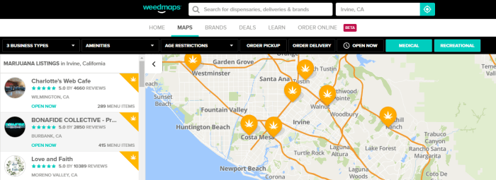 Weedmaps vs google which one is better for dispensary seo