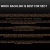 What makes a great seo backlink