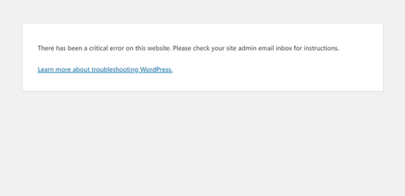 How to use wordpress recovery mode