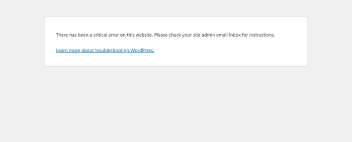 How to use wordpress recovery mode