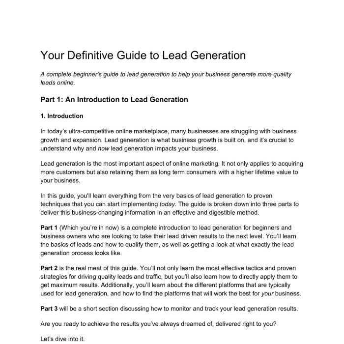 The definitive guide to lead generation form optimization