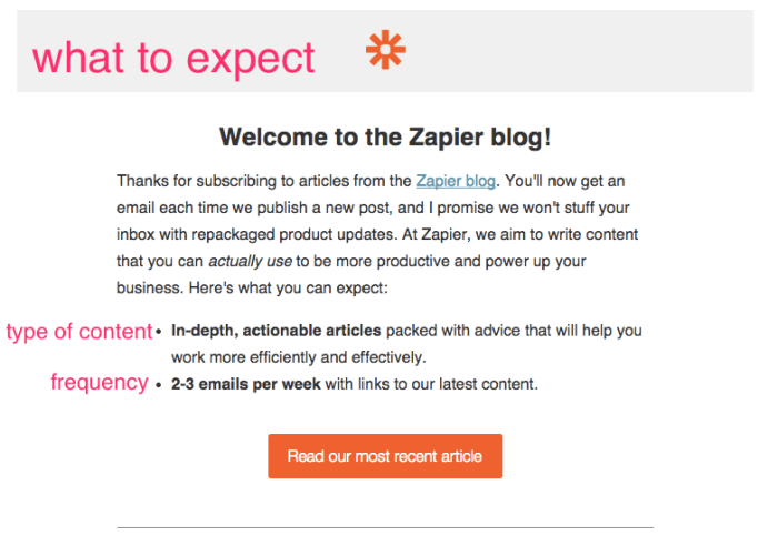 How to write a newsletter welcome email