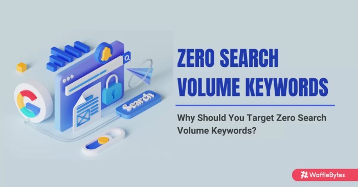 Zero search volume keywords should you focus on them