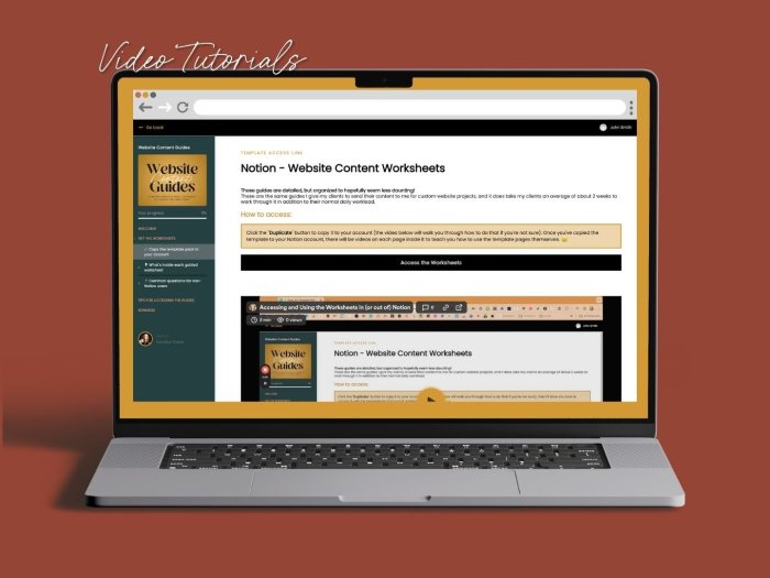 What to put on website